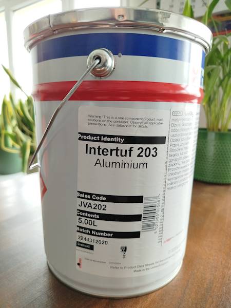 PODKŁAD INTERTUF 203 JVA202 5LT ALUMINIUM