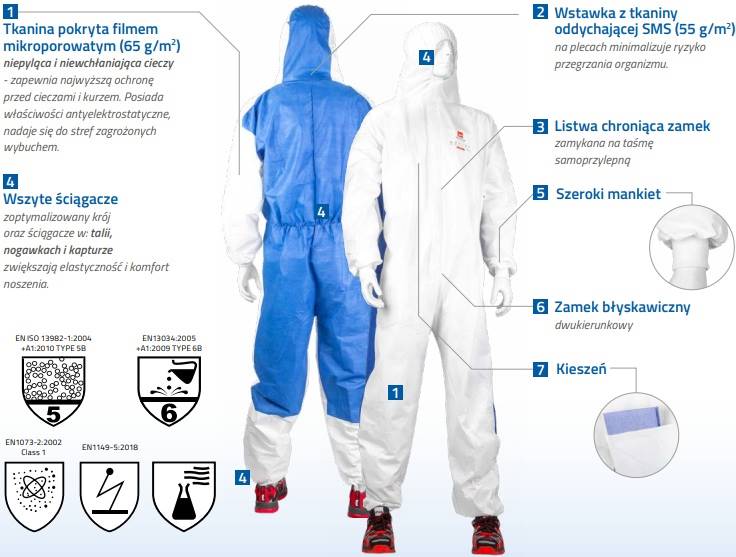APP AIRFLOW KOMBINEZON LAKIERNICZY BN XL