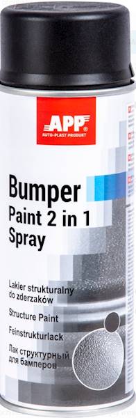APP BUMPER PAINT SPRAY STRUKTURA  CZARNY 400ML
