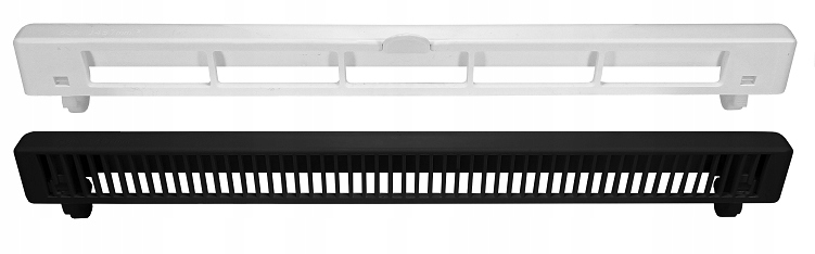 Nawiewnik Slimline 2000 Antracyt/ Biały