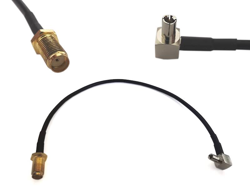 ADAPTER SMA ŻEŃSKI-TS9 20cm