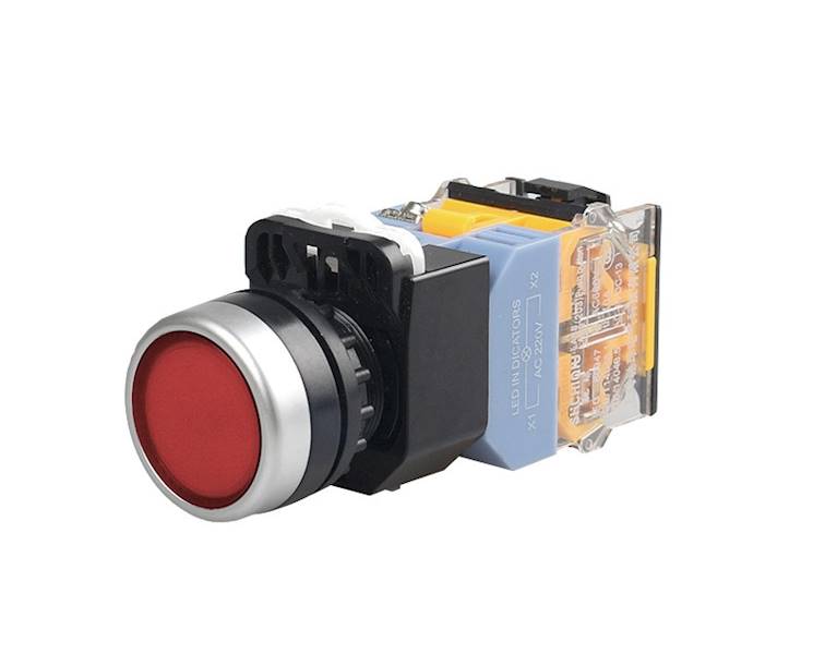 PRZEŁĄCZNIK TABLICOWY 380V 10A 22mm CZERWONY