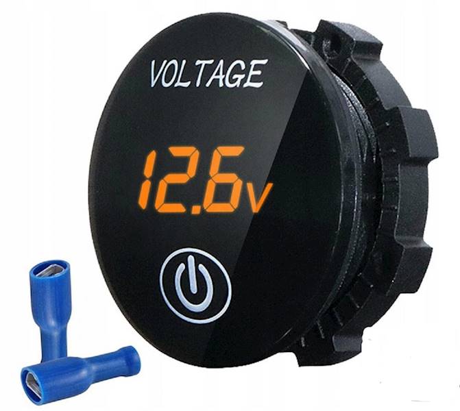WOLTOMIERZ LED DOTYKOWY 5-48VDC POMARAŃCZOWY