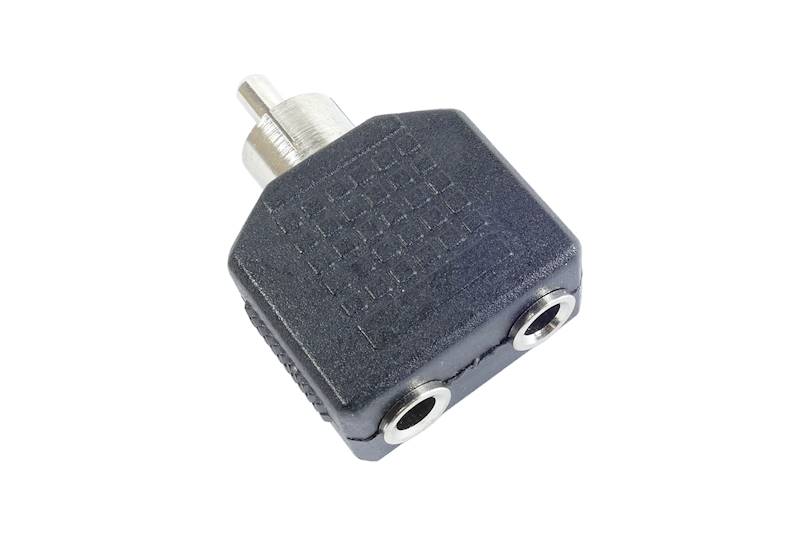 ADAPTER WTYK RCA-2xGNIAZDO JACK3,5mm
