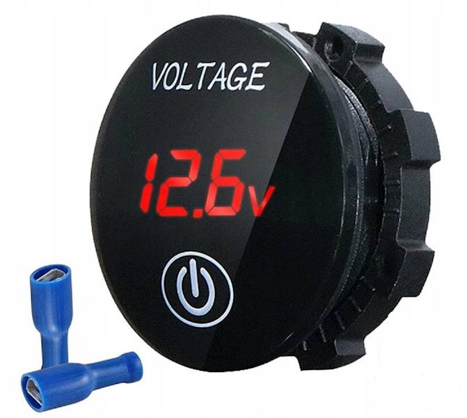 WOLTOMIERZ LED DOTYKOWY 5-48VDC CZERWONY
