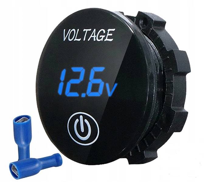 WOLTOMIERZ LED DOTYKOWY 5-48VDC NIEBIESKI