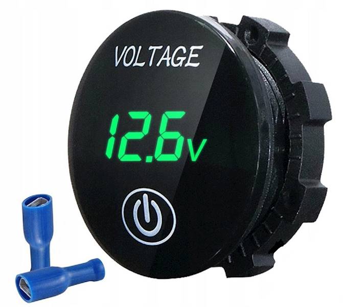WOLTOMIERZ LED DOTYKOWY 5-48VDC ZIELONY