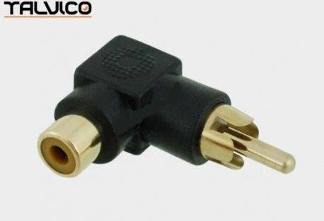 ADAPTER WTYK RCA-GNIAZDO RCA KĄT