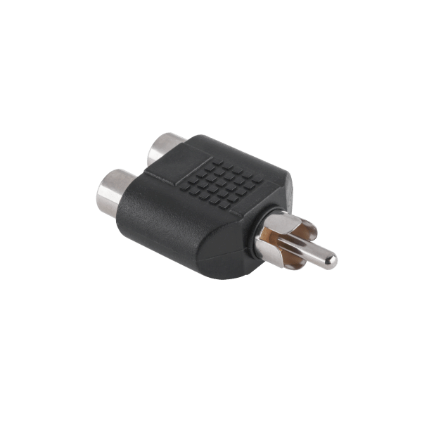 PRZEJŚCIE WTYK RCA -2xGNIAZDO RCA
