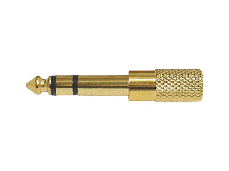 PRZEJŚCIE WTYK JACK6,3mm-GNIAZDO JACK3,5mm