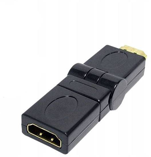 ADAPTER HDMI GNIAZDO-WTYK KĄTOWY