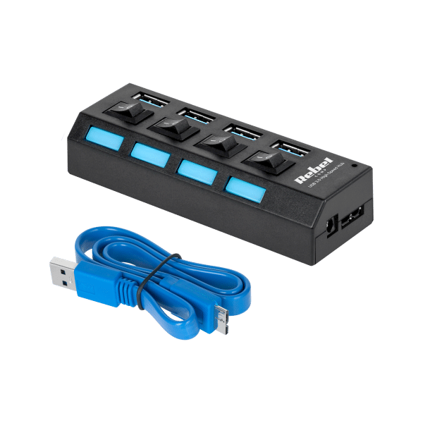 ROZGAŁĘŹNIK HUB 4xGNIAZDO USB