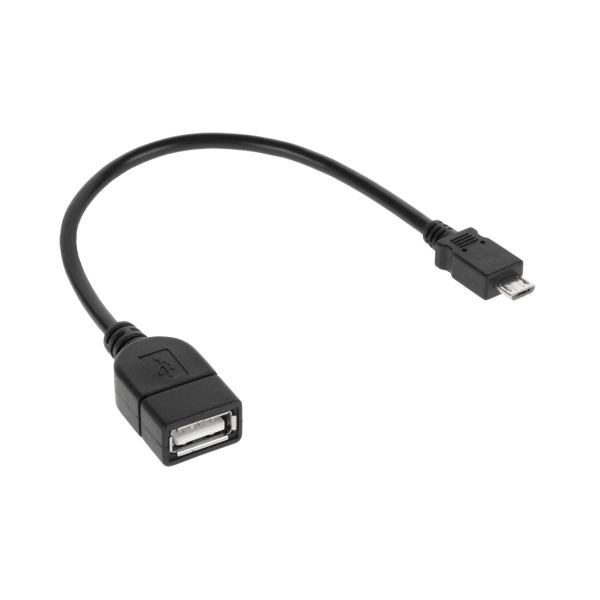 KABEL POŁĄCZENIOWY GNIAZDO USB-WTYK USBmicro 20cm