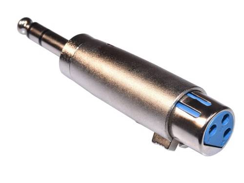 ADAPTER GNIAZDO XLR-WTYK JACK6,3mm STEREO