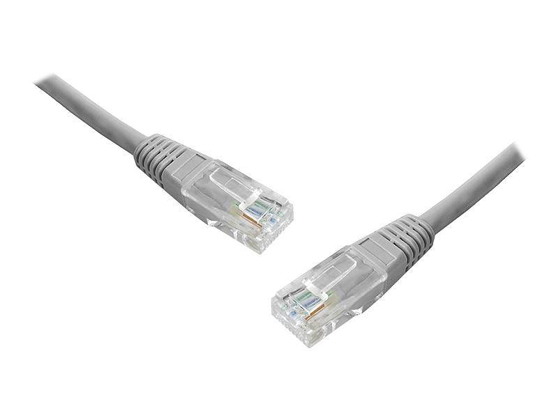 KABEL SIECIOWY KAT6 SZARY 1,5m