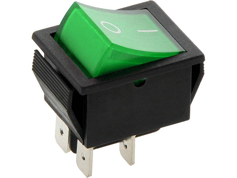 PRZEŁĄCZNIK MK621 12V ZIELONY