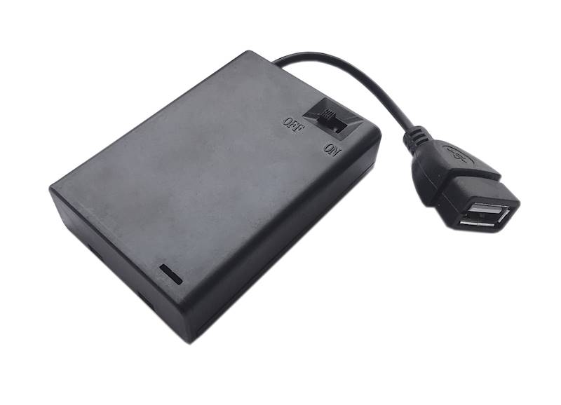 KOSZYK 3xR6 W OBUDOWIE Z GNIAZDEM USB