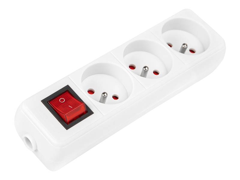 LISTWA PRZEDŁUŻACZA GN-370WS 3G Z UZIEM+WYŁĄCZNIK