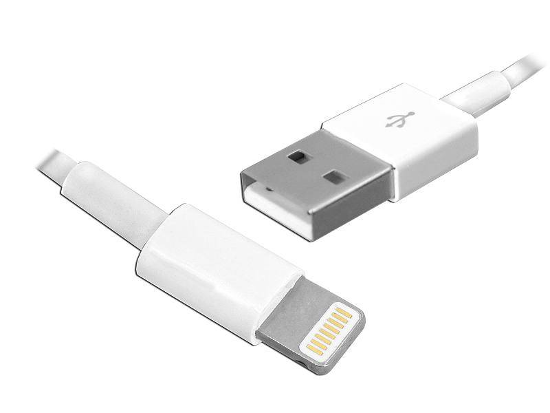 KABEL POŁĄCZENIOWY USB-IPHONE BIAŁY