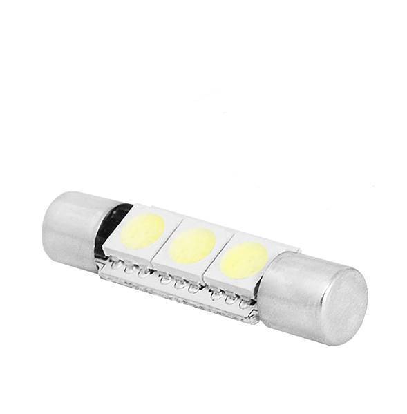 ŻARÓWKA LED SAMOCHODOWA C5W 3x5050 31mm B.ZIMNA