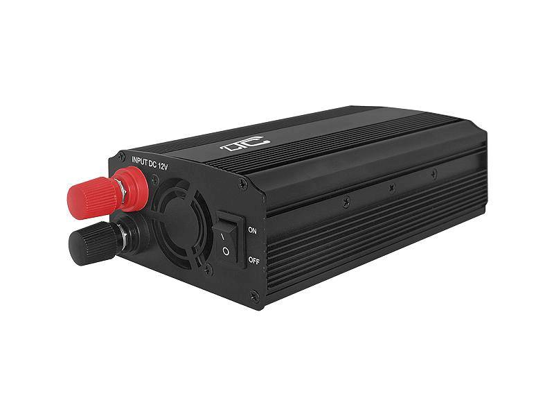 PRZETWORNICA 12V->230V 600W 2xUSB 2,1A