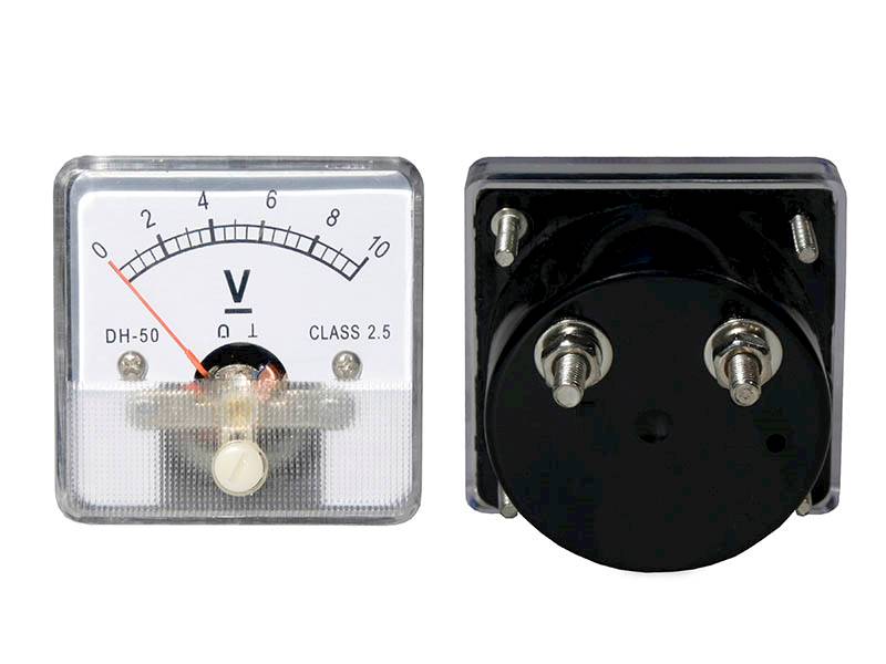 MIERNIK ANALOGOWY 10V KWADRAT
