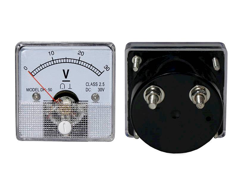 MIERNIK ANALOGOWY 30V KWADRAT