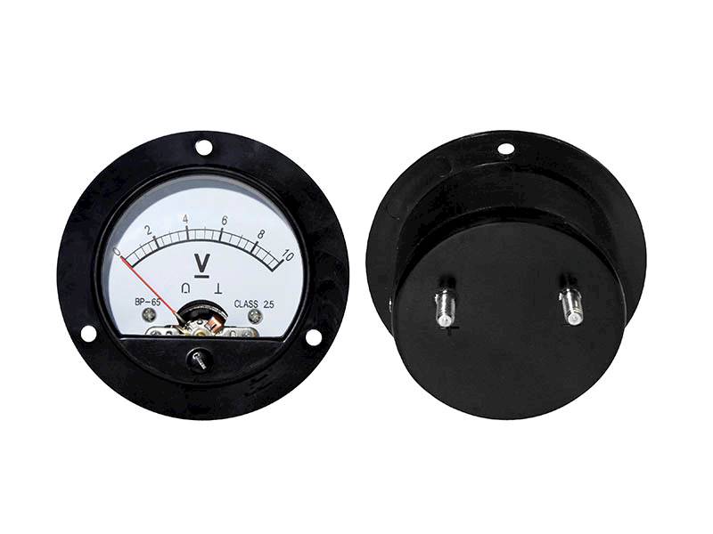 MIERNIK ANALOGOWY 10V OKRĄGŁY