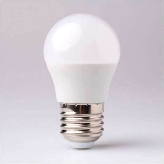 E27 LED 230V 5W KULKA BARWA CIEPŁA