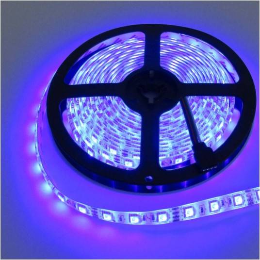 TAŚMA LED 12V 4,8W/m IP20 NIEBIESKA 5m