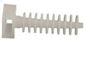 UCHWYT OPASKI WBIJANY 10/40mm BIAŁY