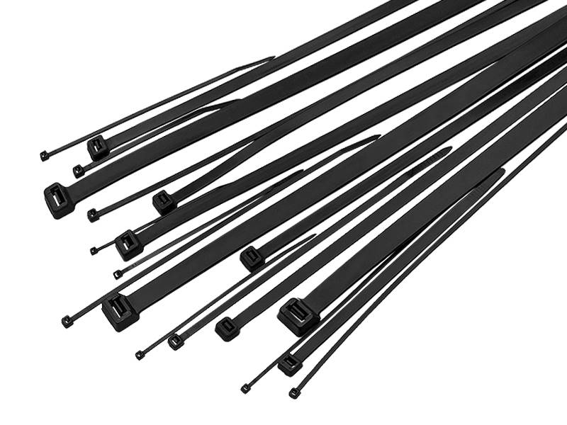 OPASKA ZACISKOWA 5,0x400mm CZARNA