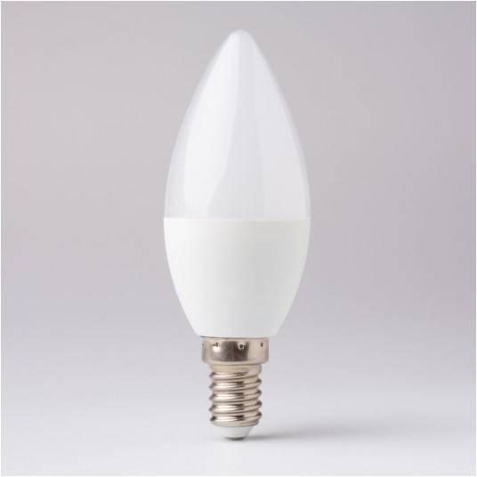E14 LED 230V 7W ŚWIECA BARWA CIEPŁA