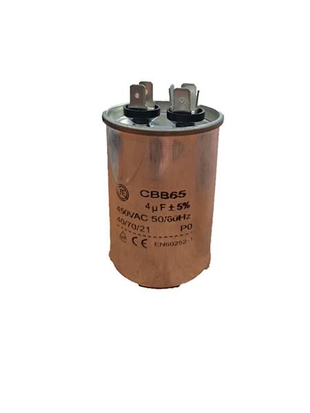 KONDENSATOR SILNIKOWY 4uF 450V KONEKTORY