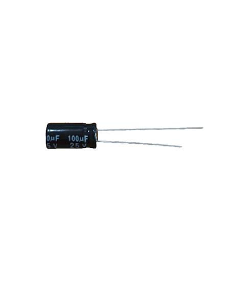 KONDENSATOR ELEKTROLITYCZNY 100uF 25V