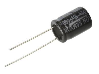 KONDENSATOR ELEKTROLITYCZNY 10uF 400V