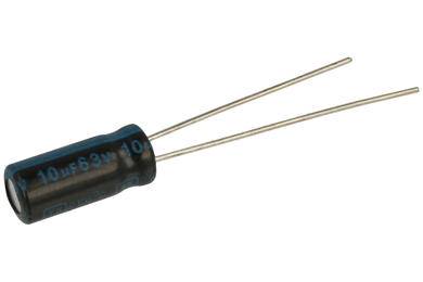 KONDENSATOR ELEKTROLITYCZNY 10uF 63V