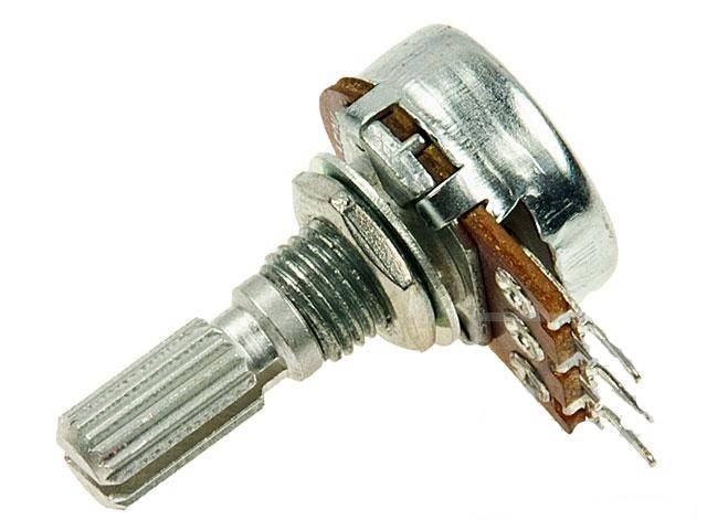 POTENCJOMETR OBROTOWY LOGARYTMICZNY 250Kohm