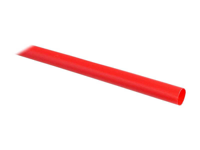 RURKA TERMOKURCZLIWA 8mm 1m CZERWONA
