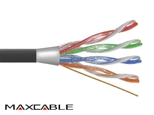 PRZEWÓD FTP KAT5E DRUT CU Z ŻELEM MAXCABLE