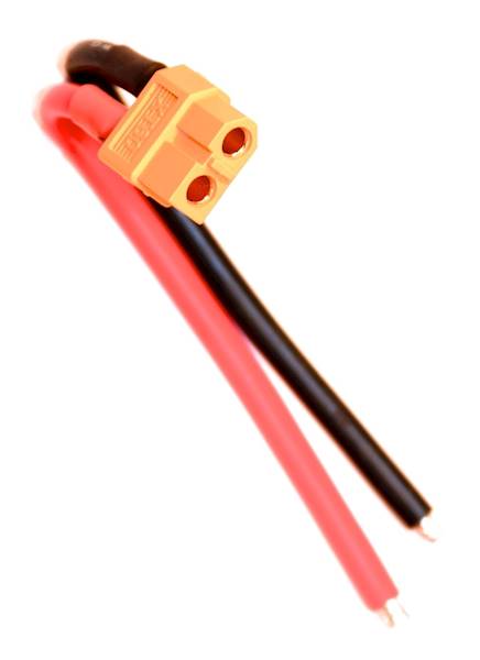 GNIAZDO XT60 ŻEŃSKIE Z PRZEWODEM 10cm