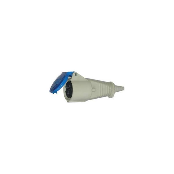 GNIAZDO 230V 16A 3 BOLCE PRZENOŚNE