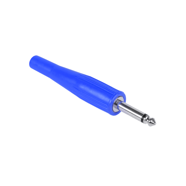 WTYK JACK6,3mm MONO GUMOWY NIEBIESKI
