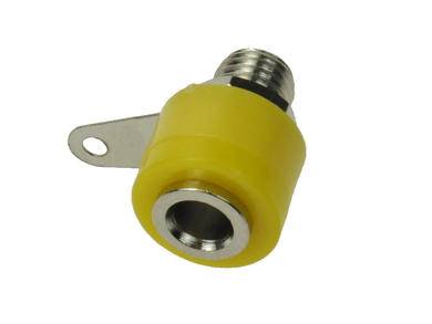 GNIAZDO BANANOWE 4mm ŻÓŁTE