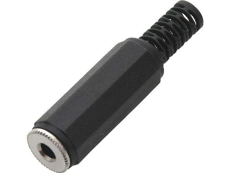 GNIAZDO JACK3,5mm STEREO PLASTIK