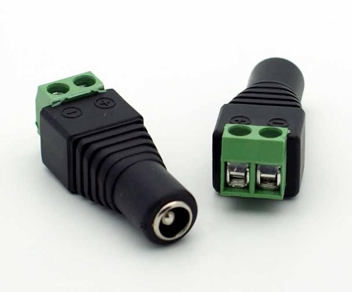 GNIAZDO DC 2,1x5,5mm Z SZYBKOZŁĄCZEM