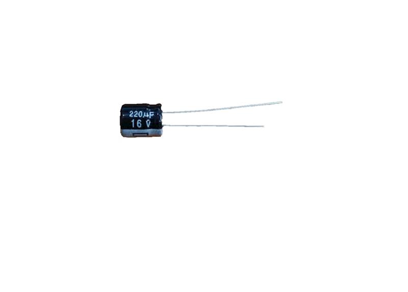 KONDENSATOR ELEKTROLITYCZNY 220uF 16V