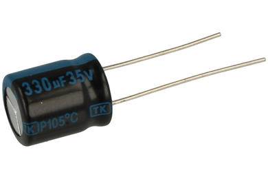 KONDENSATOR ELEKTROLITYCZNY 330uF 35V