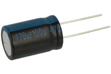 KONDENSATOR ELEKTROLITYCZNY 470uF 100V