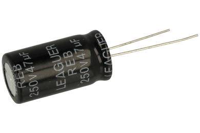 KONDENSATOR ELEKTROLITYCZNY 47uF 250V